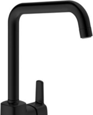 Actual product image Damixa Køk.arm Pine høj Utud matsort EcoKold 1g