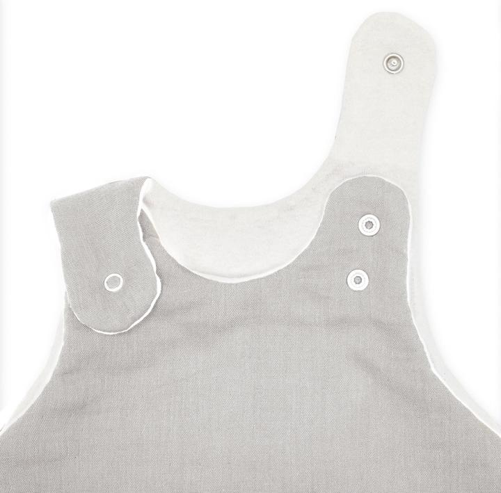Image du produit Julius Zöllner Sac de couchage d'été pour bébé Mousseline Gris Gr. 68/74 (74 cm)