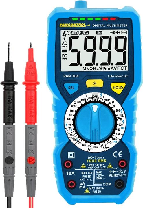 Produktbild Pancontrol Digital Multimeter 1000V True RMS (CAT III 1000V, CAT IV 600V)