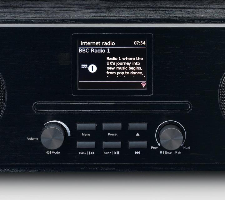 Immagine prodotto Lenco DIR-261BK (DAB, FM, Web radio, WiFi, Bluetooth)