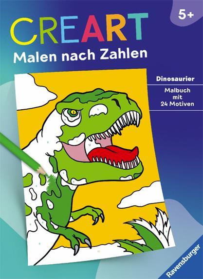 Produktbild Ravensburger CreArt Malen nach Zahlen ab 5: Dinosaurier