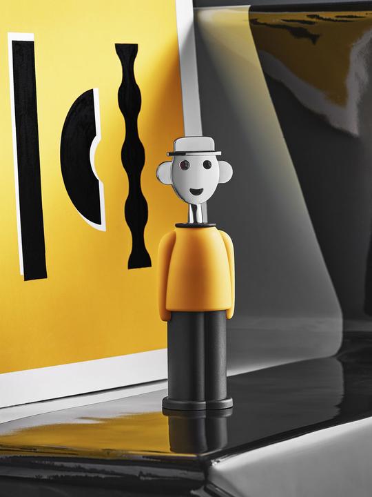 Actual product image Alessi Corkscrew Alessandro M. yellow-black (Corkscrew)