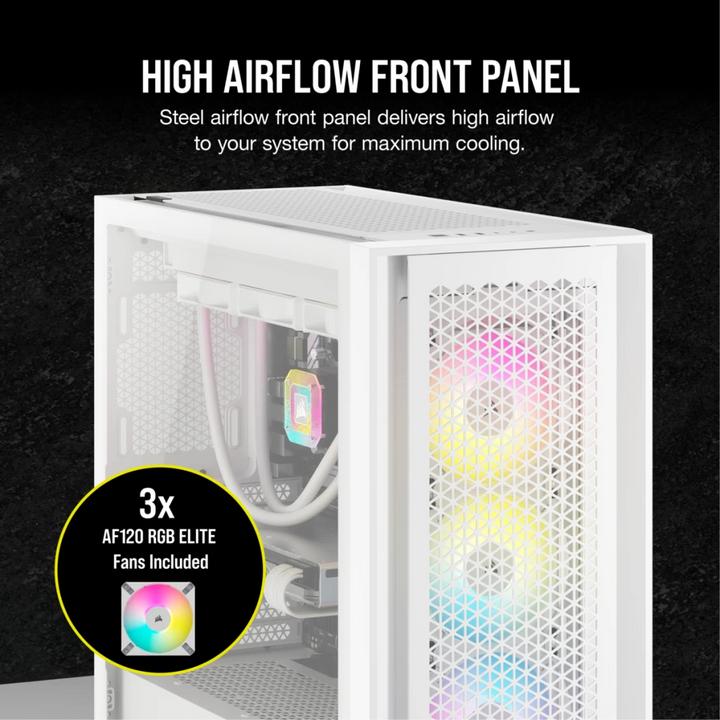 Actual product image Corsair iCUE 5000D RGB Airflow (ATX, mATX, Mini-ITX)