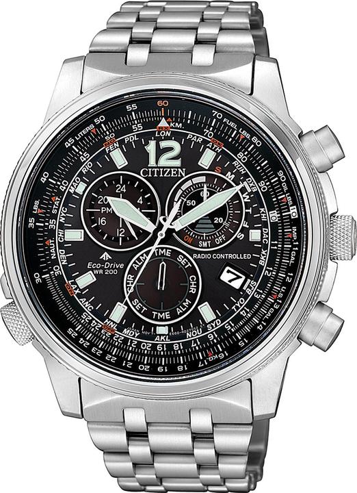Actual product image Citizen CB5850-80E Promaster Sky Chronograph 43mm 20ATM (Analogue wristwatch, 43 mm)
