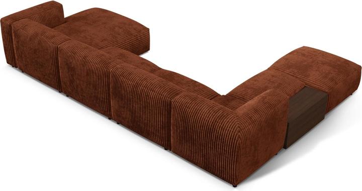 Actual product image Micadoni Modular Panoramic Left Corner Sofa, "Martina", 5 Seats, 406x280x75 Made in Europe (Sofa landscape)