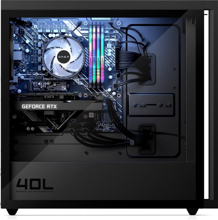 Produktbild HP OMEN 40L GT21-2400ng Gaming PC i7-14700K 64GB 1TB SSD 1TB HDD RTX 4080 Win11 (Intel Core i7-14700K, 65.54 GB, 1000 GB, GeForce RTX 4080 SUPER)