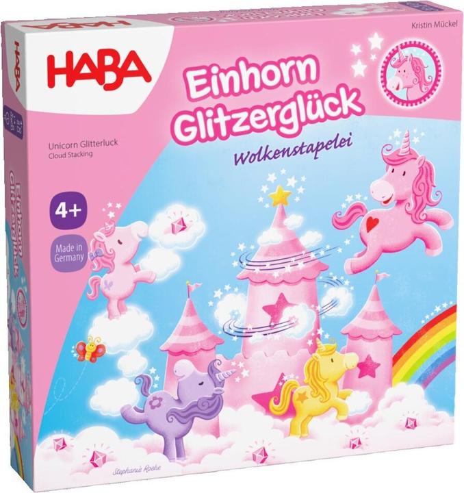 Image du produit Haba Einhorn Glitzerglück Die Wolkenstapelei (Allemand)