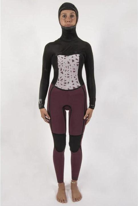 Image du produit Sisstrevolution Combinaison néoprène femme 7 Seas Chest Zip à capuche solid black (5/4 mm, 4)