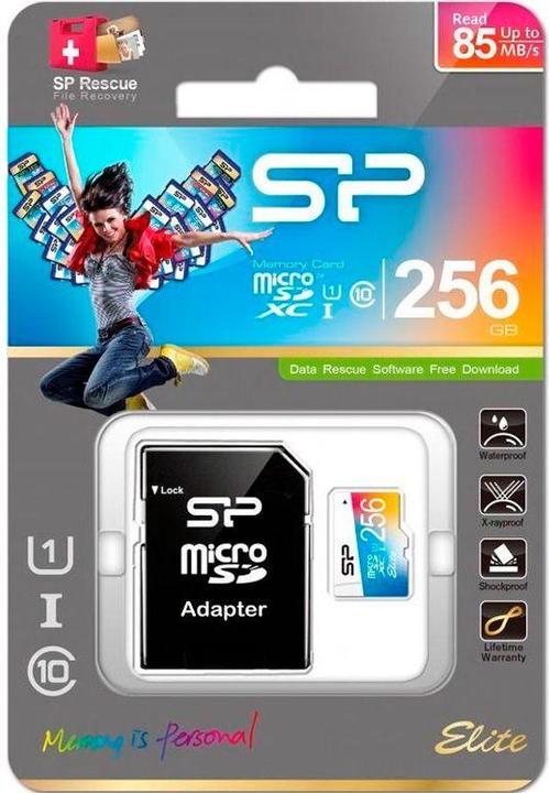 Immagine prodotto Silicon Power Elite 256 (256 GB, microSDXC, U1, UHS-I)