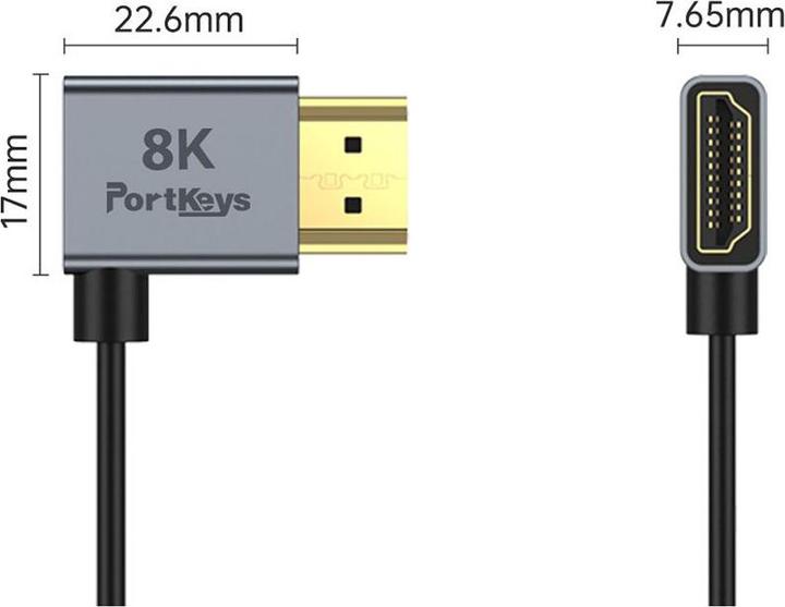 Actual product image Portkeys HDMI (Typ A) - HDMI (Typ A) Kit (1 m, HDMI)