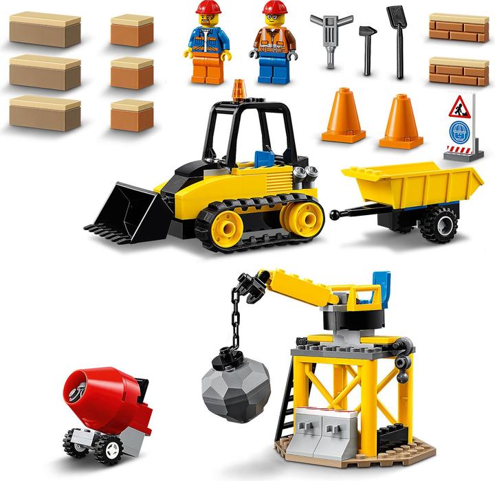Actual product image LEGO Excavator on the construction site (60252, LEGO City)
