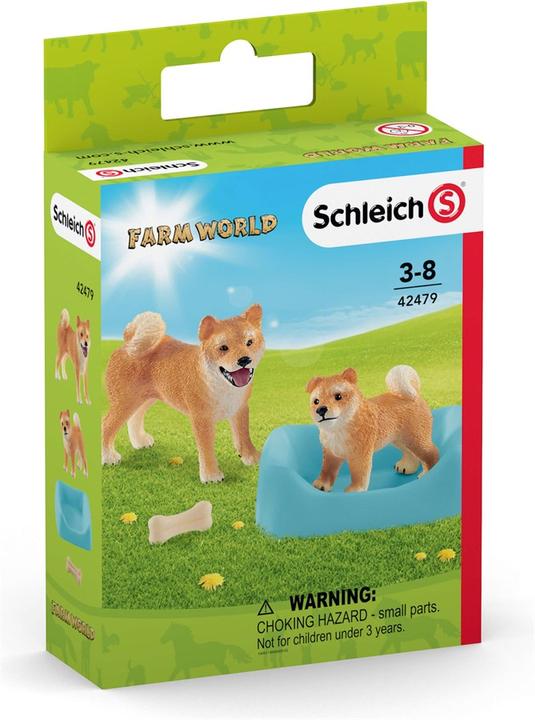 Image du produit Schleich Shiba Inu mère et chiot