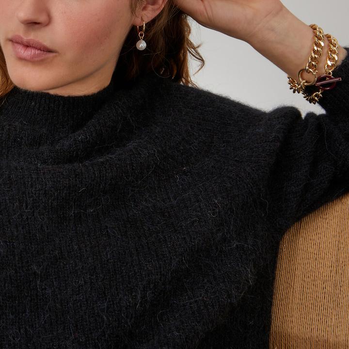 Produktbild La Redoute Collections Pullover mit Stehkragen (S)