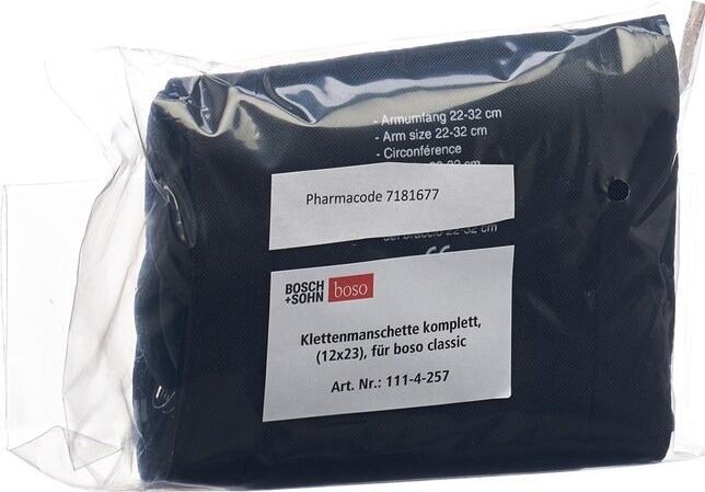 Boso Blutdruckmanschette für classic Blutdruckmessgerät Hakenmanschette für Erwachsene, 22-32cm, Fa