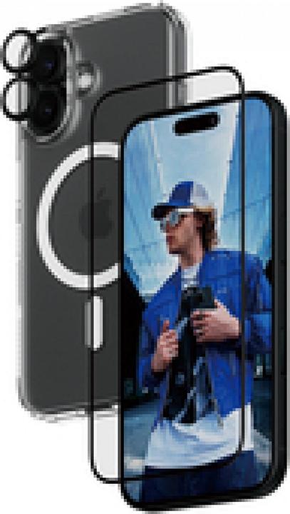 PanzerGlass Bundle Ultra Wide FIt Glass + Case + Lens (1 Stück, Apple iPhone 16)