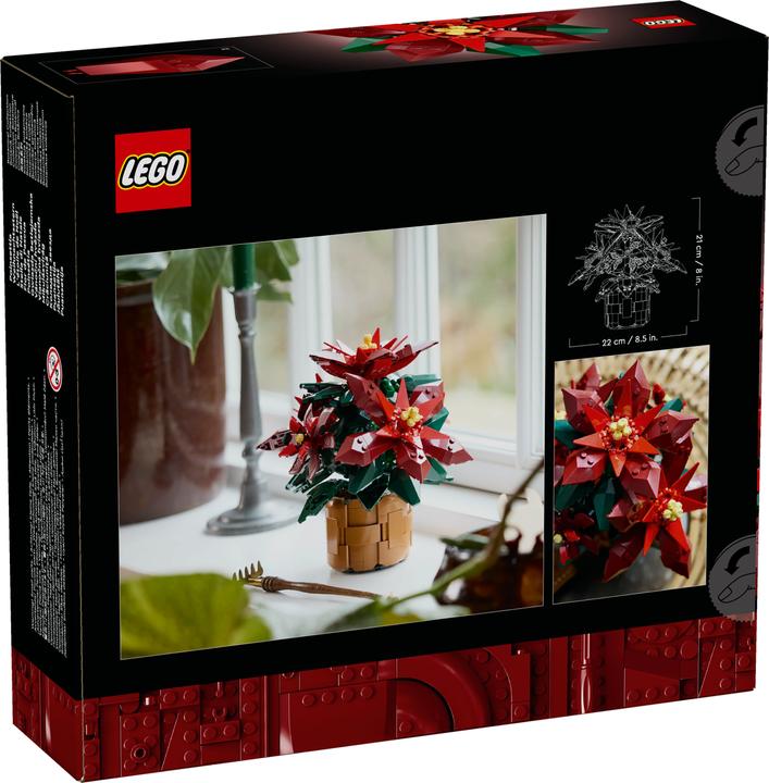Actual product image LEGO Poinsettia (10370, LEGO Icons)