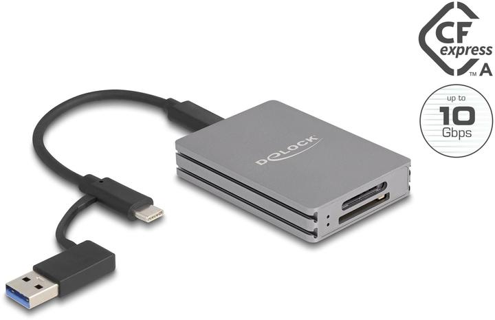Immagine prodotto Delock Lettore di schede USB Tipo-C per SD e CFexpress Tipo A Spe (USB 3.2 Gen 2)