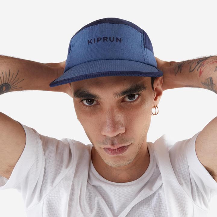 Produktbild Kiprun Lauf-Cap Schirmmütze 5 Panel - blau