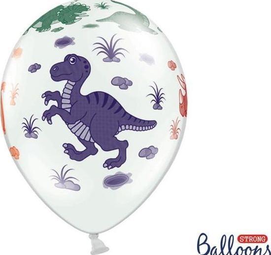 Actual product image Partydeco Dinosaur balloons - 6 pieces