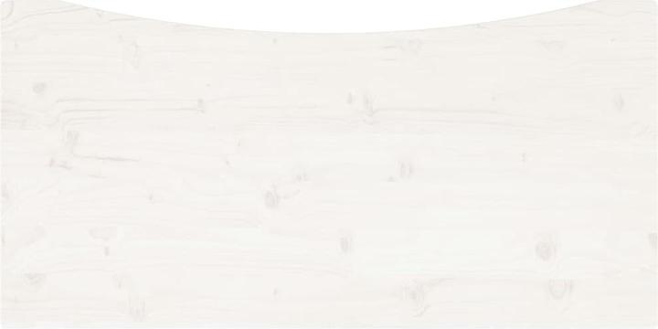 Produktbild VidaXL Schreibtischplatte Weiss 110x55x2,5 cm Massivholz Kiefer (110 x 55 x 2.5 cm)