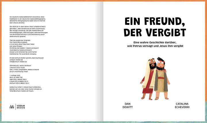 Produktbild Ein Freund, der vergibt (Catalina Echeverri, Dan DeWitt, Deutsch)