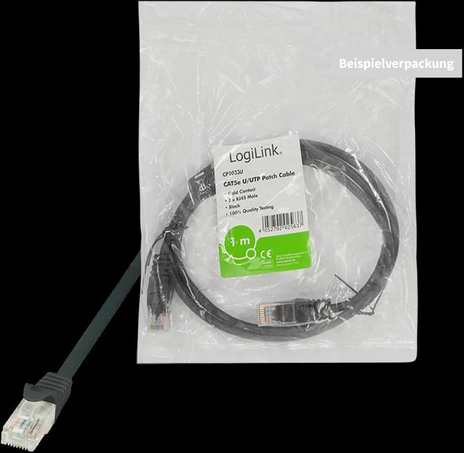 Produktbild LogiLink Netzwerkkabel (U/UTP, CAT5e, 1 m)