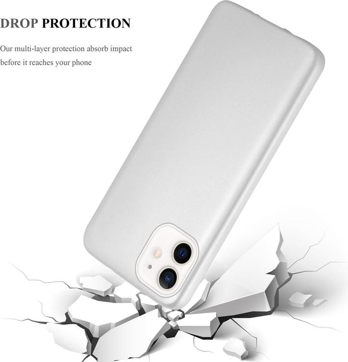 Productafbeelding Cadorabo TPU matte metalen hoes (Apple iPhone 12 mini)