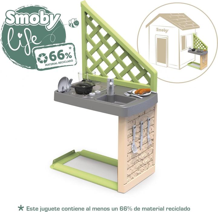 Actual product image Smoby Life playhouse accessories summer kitchen