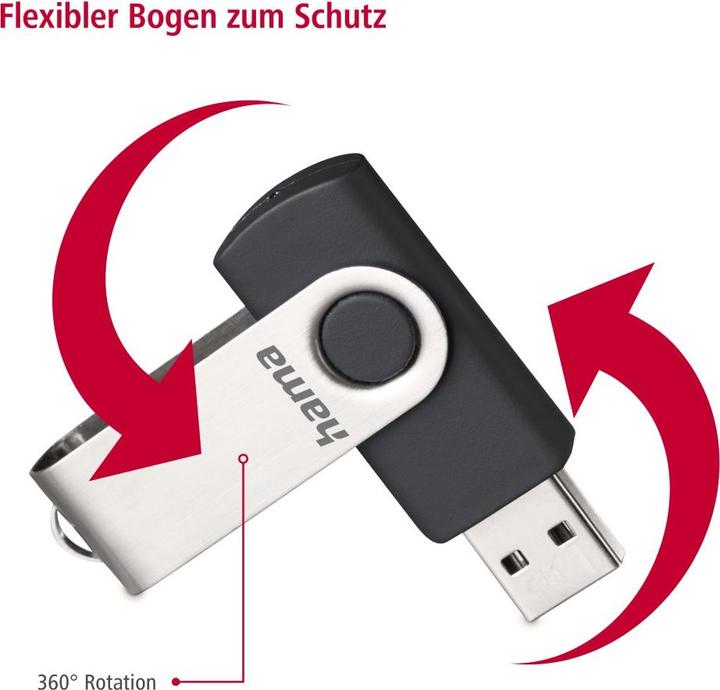 Produktbild Hama Rotate (16 GB, USB-A, USB 2.0)