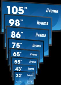 Actual product image iiyama TE6512MIS-B3AG Touch 65" UHD (3840 x 2160 Pixels, 65")