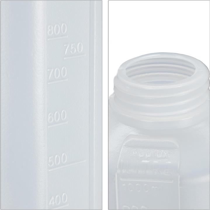 Produktbild Relaxdays 4x Quetschflasche (1 l)