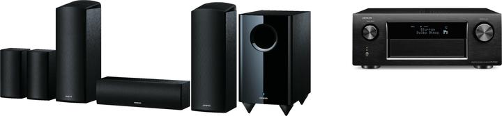 Produktbild Denon AVR-X4100W + Onkyo SKS-HT588