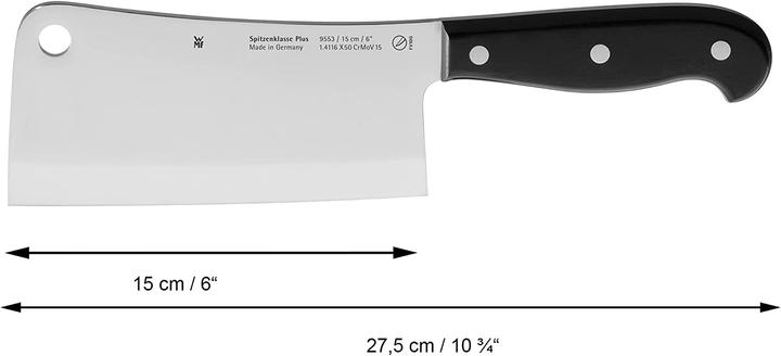 Actual product image WMF Chinese Cleaver SPITZENKLASSE PLUS Black (15 cm)