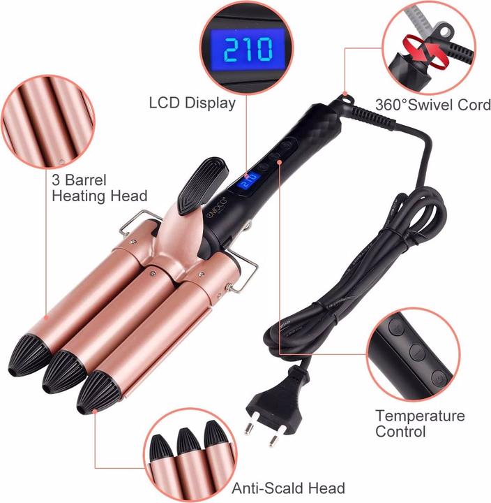 Actual product image Emocci Curling iron