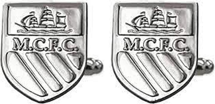Image du produit Manchester City FC Boutons de manchette Chrome (100% métal)