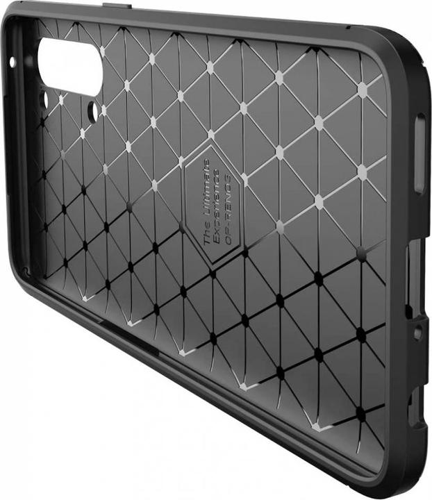 Actual product image Screenguard Oppo Find X2 Lite Cover Carbon Design TPU Case (Oppo Find X2 Lite)