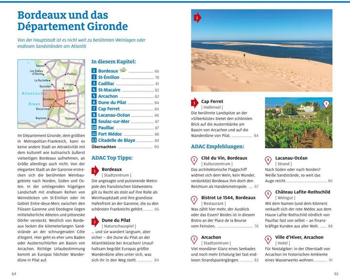 Produktbild Adac Reiseführer plus Französische Atlantikküste (Deutsch, Jonas Fieder, 2024)