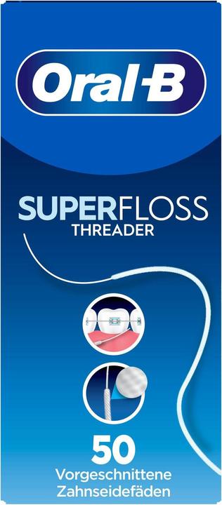 Oral-B Threader Zahnseide 50 Fäden Zahnseide