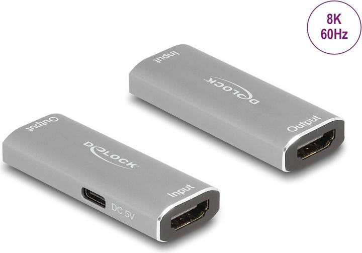 Image du produit Delock Répéteur HDMI 8K 60 Hz 20 m (0.06 m, HDMI)