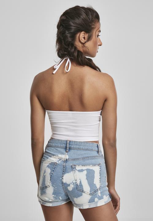 Produktbild Urban Classics Ladies Cropped Neckholder Top 2-Pack (XL)