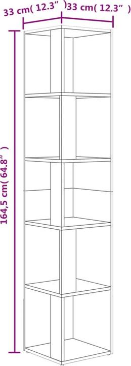 Image du produit VidaXL Tove (33 x 33 x 164,5 cm)