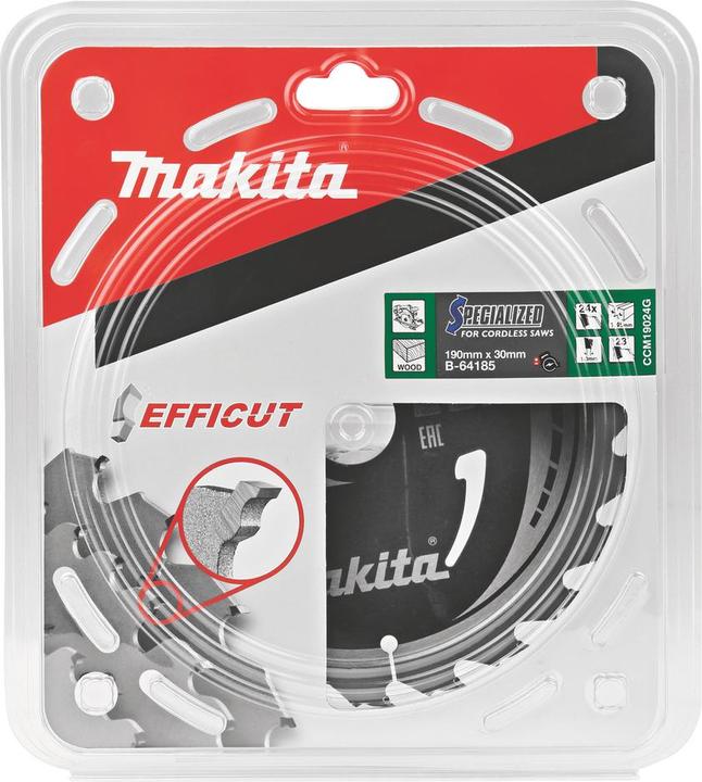 Produktbild Makita EFFICUT Sägeblatt 190x30mmx24Zähne