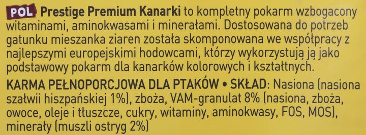 Actual product image Versele Laga Prestige Premium Canaries - Canary Food - 2.5kg (1 x, 2.50 kg)