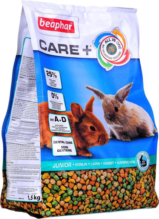 Produktbild beaphar Care + Rabbit Junior feed for rabbits - 1.5 kg (1.50 kg, 1 x)