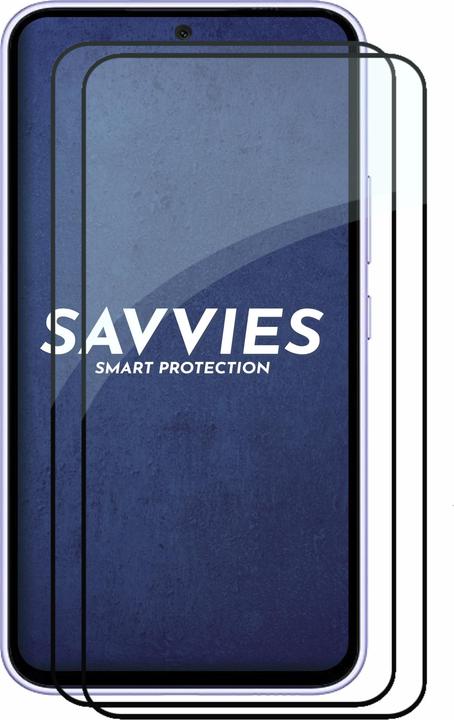 Immagine prodotto Savvies Protezione dello schermo in vetro blindato a schermo intero (2 Pezzo/i, Samsung Galaxy A54 5G)