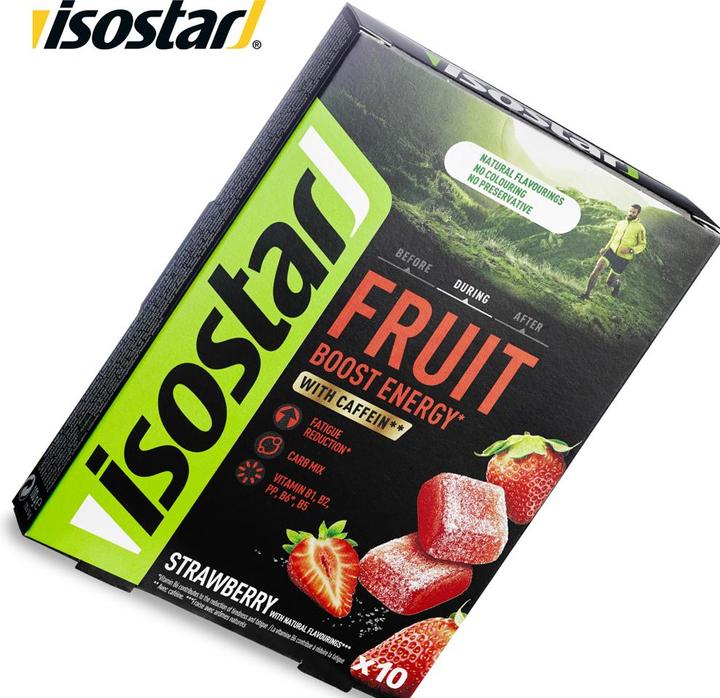 Immagine prodotto Isostar Frutta Boost (Fragola, 10 pz., 100 g)