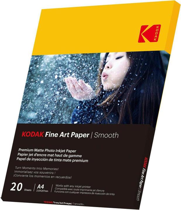 Immagine prodotto Kodak Carta per belle arti 230g patinata opaca liscia A4x20 (230 g/m², 21 x 29,7 cm, 20 x)