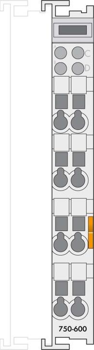 Actual product image Wago Bus end terminal for TS 35