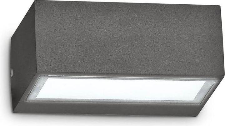 Ideal lux TWIN lampada da parete G9 dimmerabile antracite IP44 115368 (G9, IP44)