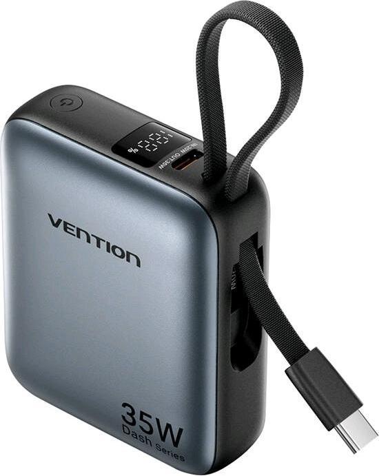 Actual product image Vention Powerbank FHEH0 10000mAh 35W (Szary) (10000 mAh, 35 W, 35 Wh)